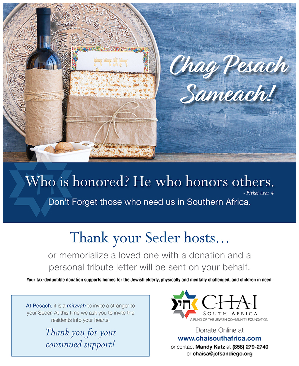 Chag Pesach Sameach